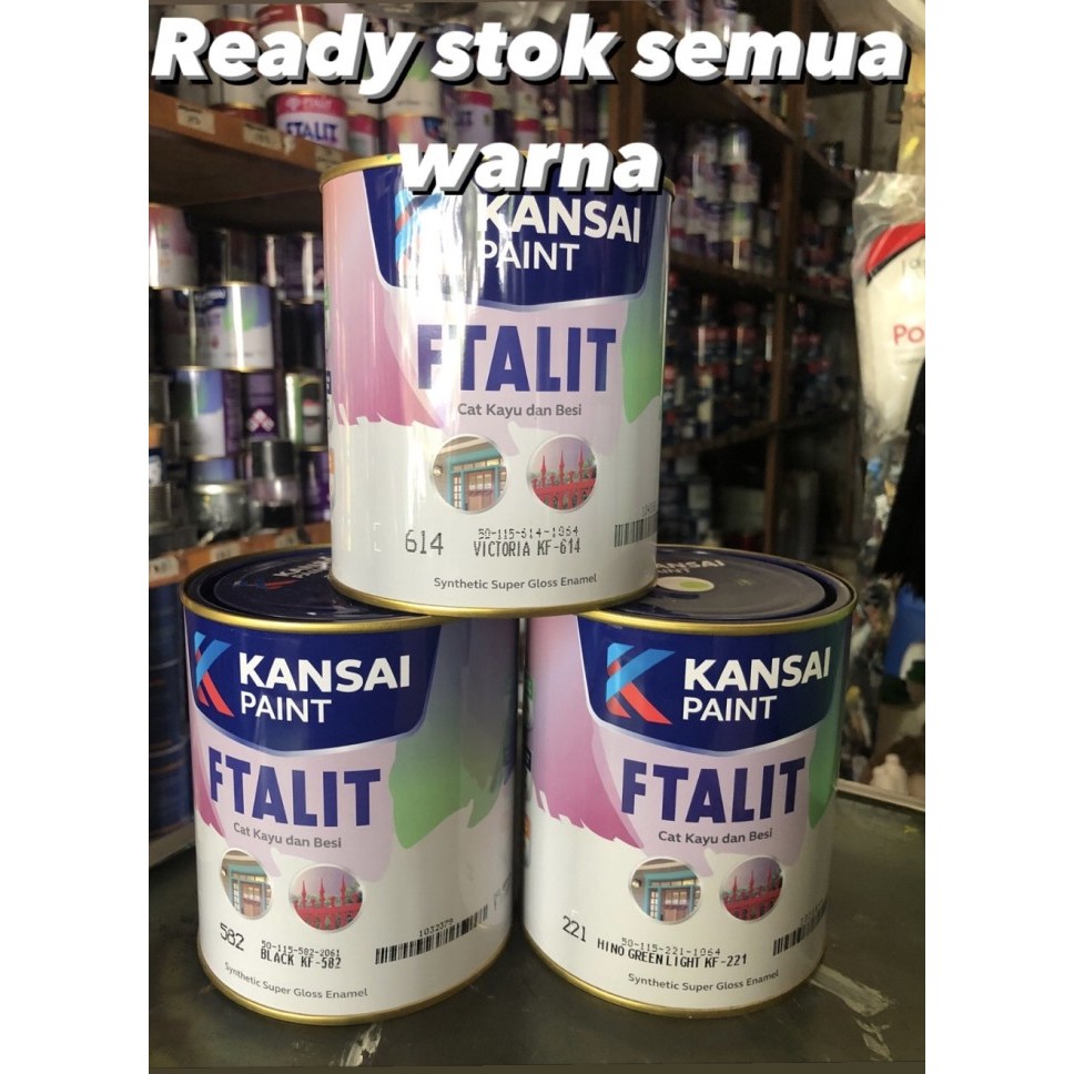 FTALIT / CAT BESI / CAT MINYAK / CAT KAYU 1KG FTALIT