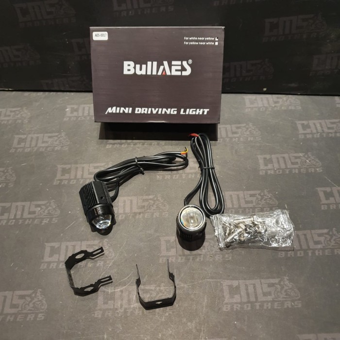 Lampu Tembak Laser Bullaes D2 Superbright Hi Low Mini Driving Led