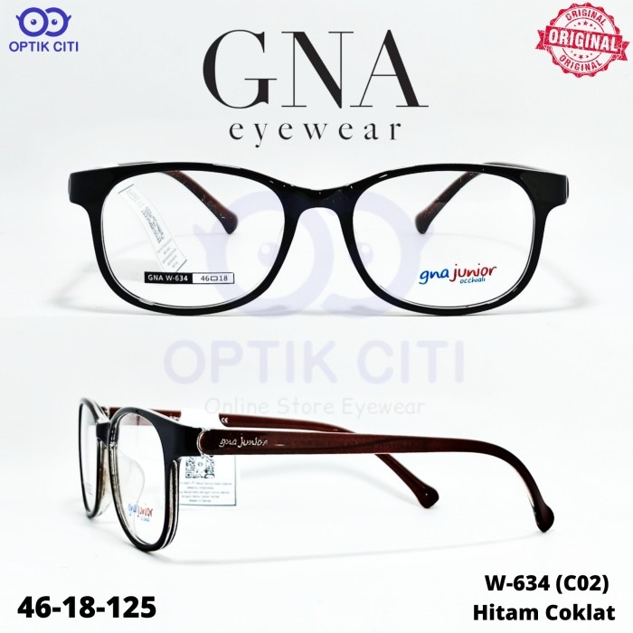 FRAME KACAMATA ANAK GNA JUNIOR ORIGINAL 634 RINGAN DAN LENTUR ORIGINAL READY YAA