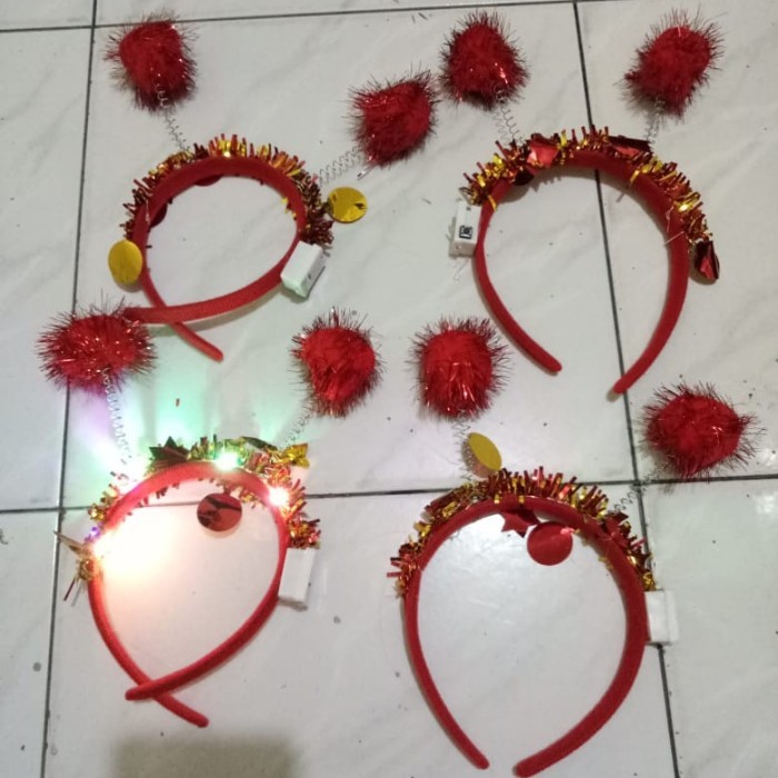 BANDO NATAL TANDUK NYALA LED 1 LUSIN ISI 10 READY YAA