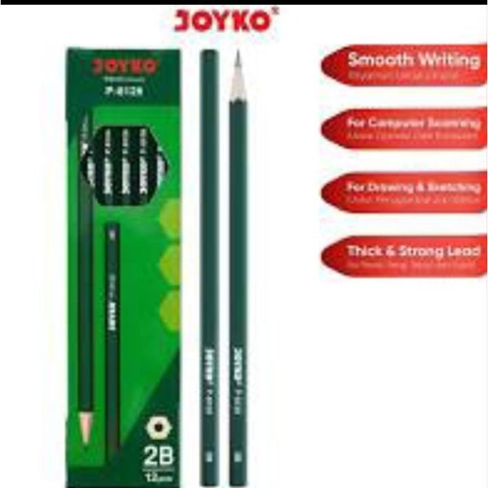 

BERMUTU PENSIL PENCIL JOYKO P-8126 2B (12 PCS) KODE 344