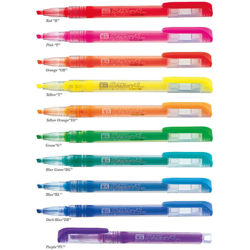 

SPECIAL ZEBRA HIGHLIGHTER SPARKY-1 KODE 609