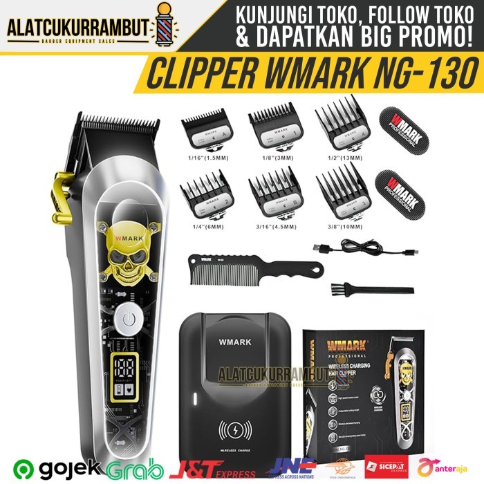 WMARK 130 Alat Cukur Rambut Mesin Cukur Rambut Hair Clipper WMARK