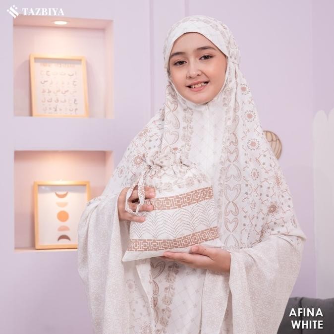 TAZBIYA KOLEKSI MUKENA ANAK TANGGUNG I POUCH MUKENA ..