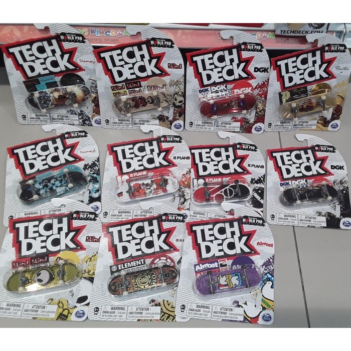 TERBARU Original TechDeck Fingerboard - Skateboard Mini Black Label
