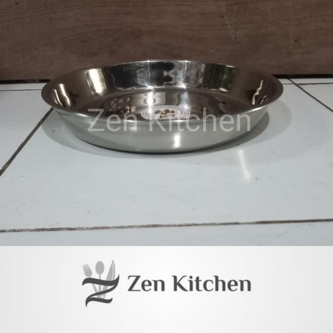 NAMPAN BAKI BULAT 34CMX5CM STAINLESS