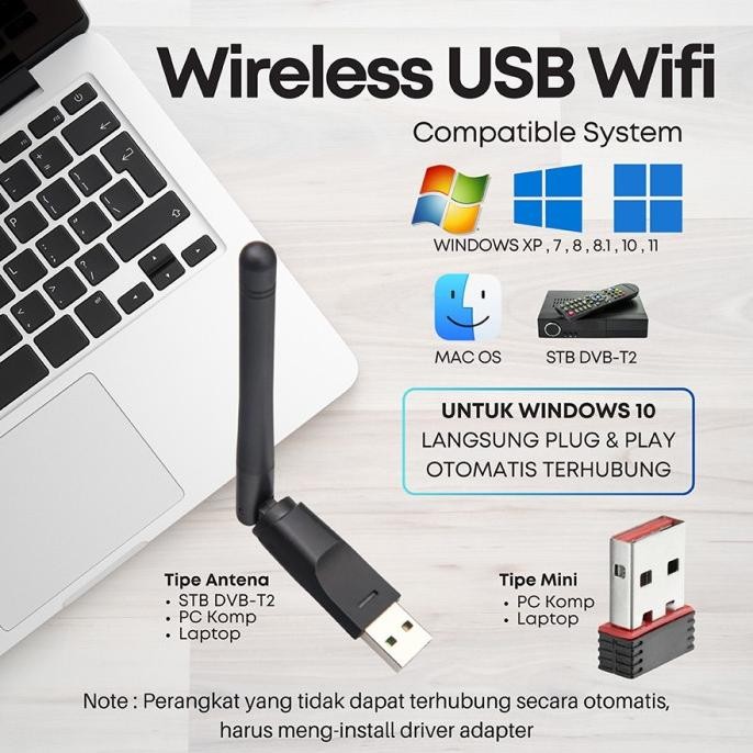 Terjangkau Usb Wifi Dongle Penguat Sinyal Set Top Box Stb Antena Pc Laptop Mt7601