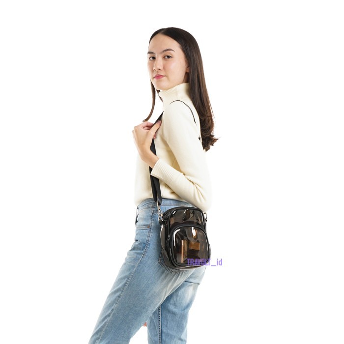 Mini Sling Bag - Tas Hp Travolt - Tas Pvc Transparan - Tas Selempang