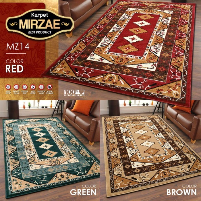 Karpet Berbulu Tebal Mirzae Rug Ambal Uk 100X150 Terlaris