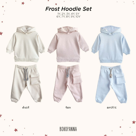 Bohopanna - Frost Hoodie Set Set Hoodie Anak 1-10 tahun