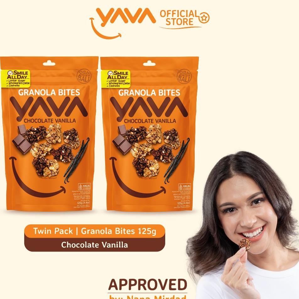

Yava Twin Pa Granola Bite Chocolate Vanilla 2 125G