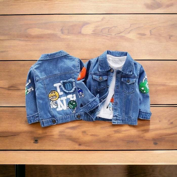 Jaket Jeans Anak Laki-Laki 1 - 4 Tahun