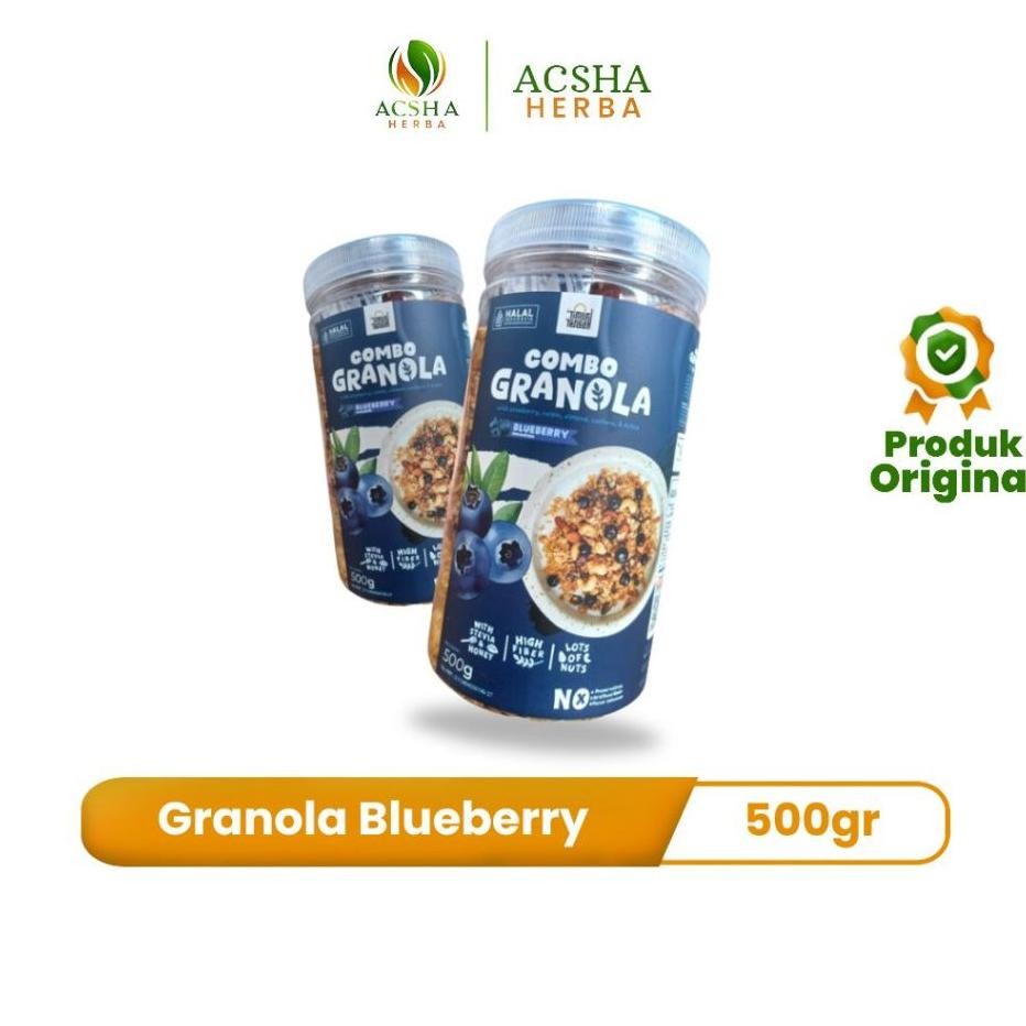

Granola Blueberry Gr Dan 250 Gr Timur Tengah Maanan Ereal Ehat Hh Quality