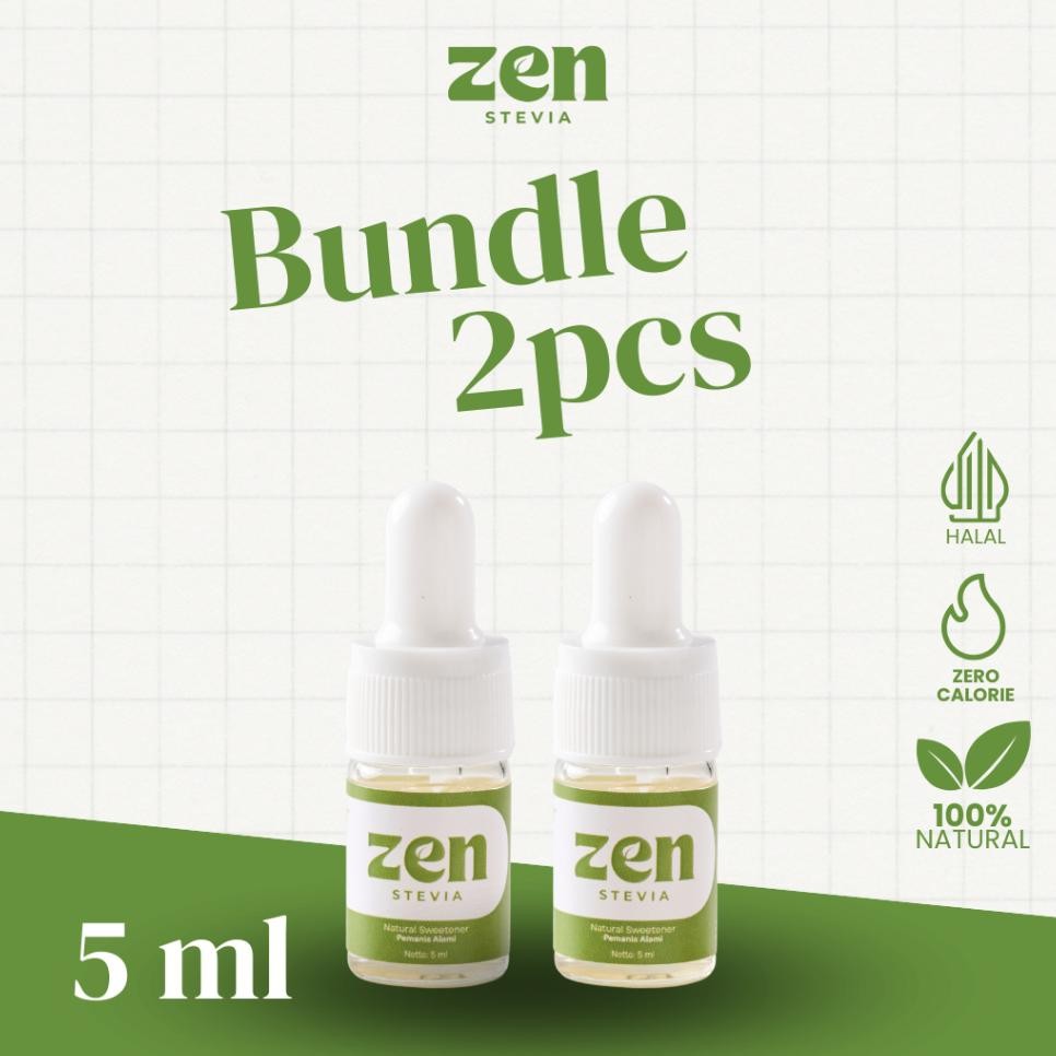 

Paet 2 Pc 5 Ml Zen Tevia Natural Weetener 5 Ml Pemani Ala Gula Tevia Tete Nol Al