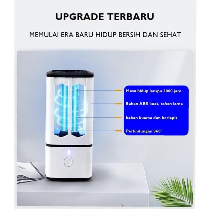] Ultraviolet UV Sterilisasi LED Light Disinfektan Germicidal Lampu Ozon
