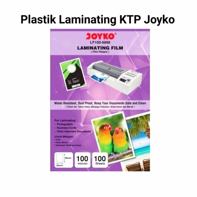 

@#@#@#] Plastik Laminating KTP Joyko