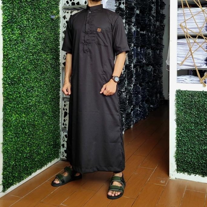 baju gamis pria lengan pendek Terbaru