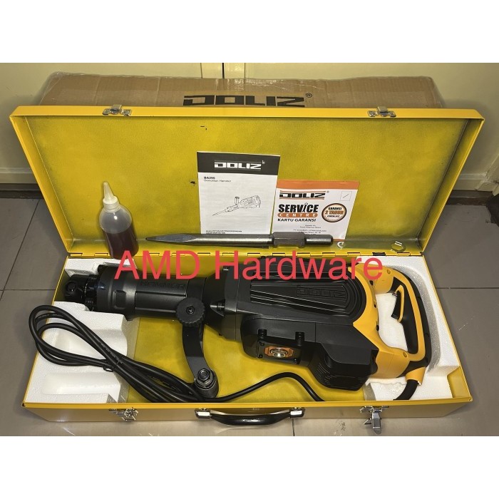 Demolition Hammer Mesin Bor Bobok Beton 15KG Doliz BA295 PH65 BA 295
