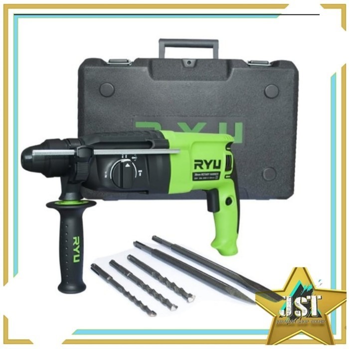 TEKIRO RYU MESIN BOR BETON BOBOK RYU RRH 26 SDS PLUS/ROTARY HAMMER