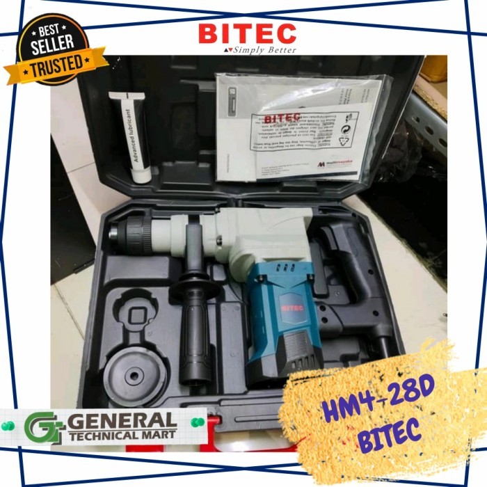 Mesin bor beton rotary hammer HM4-28D BITEC HM 4-28 D