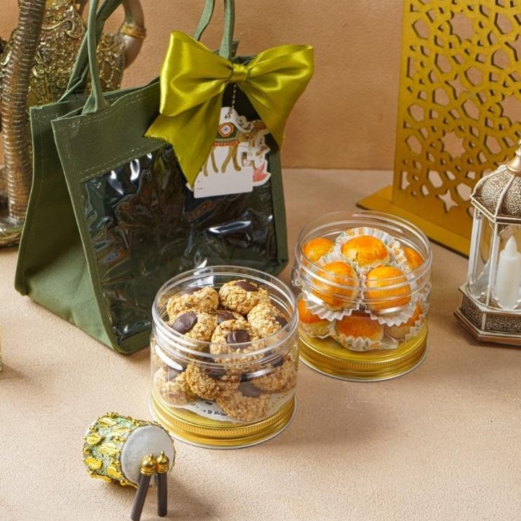 

iQ45 Kue Kering Lebaran Idul Fitri Mini Jar 300ml Berkualitas