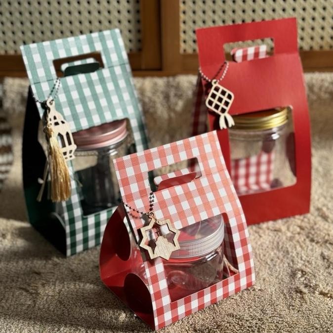 

Spesial Box Jar / Box Jinjing Toples / Box Kue Kering Idul Fitri / Natal