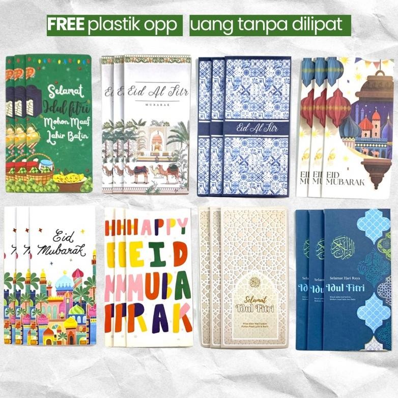 

hj-54 Amlop Lebaran Premium ( isi 80 pcs ) Amplop Hari Raya Idul fitri Bahan Tebal Doff Sale