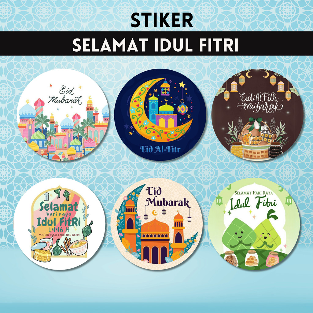 

70 PCS Stiker Edisi Idul Fitri/Stiker Lebaran/Stiker Toples kue Lebaran/Stiker Hampers Idul Fitri/Stiker bulat Lebaran/Stiker Selamat Hari Raya Idul Fitri 1446 H/Sticker Lebaran/Sticker Makanan/Stiker Toples Part 02