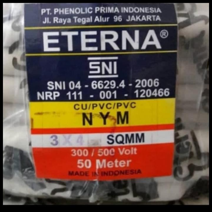 Kabel Eterna Nym 3X4 Meteran