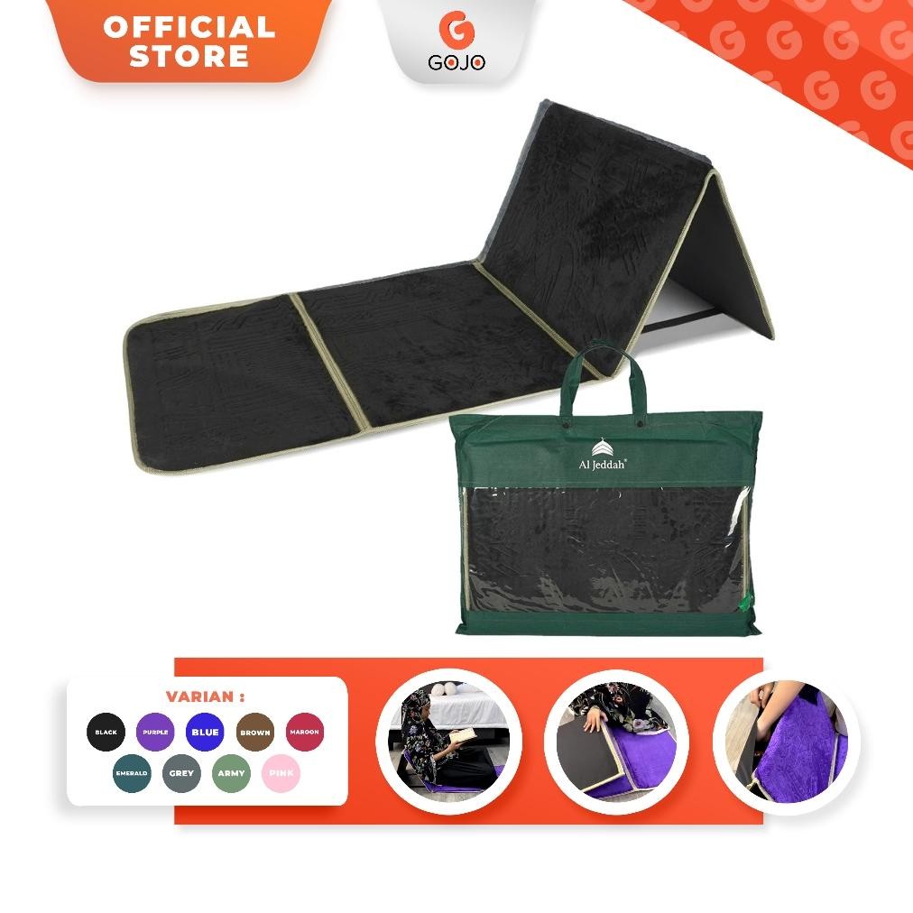 Sajadah Sandar AL JEDDAH Multifungsi Bahan Tebal Sajadah Lipat Sajadah Duduk