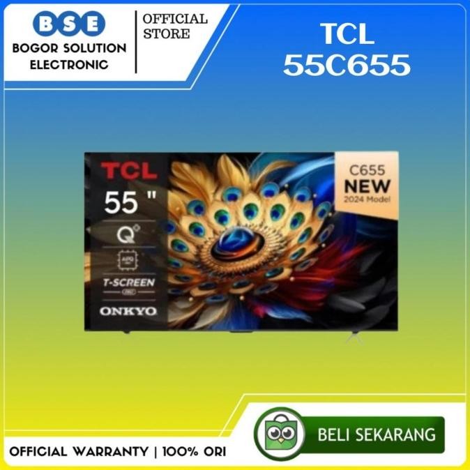 TCL 55C655 Qled Pro Google TV Android TCL  55 Inch 55C655 Qled 4K TCL 55"