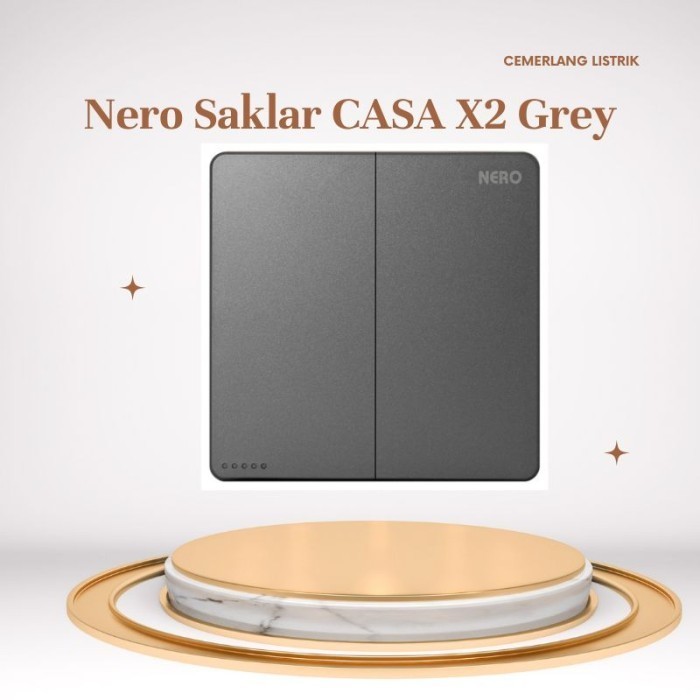 READY STOCK NERO SAKLAR CASA GREY - SAKLAR NERO GREY - SAKLAR SERI NERO CASA GREY - X21021-GR