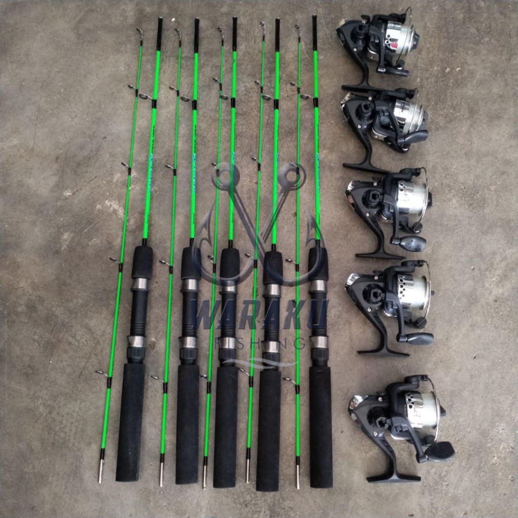 NEW PRODUCT Joran Pancing Udang 5 set Action Lentur