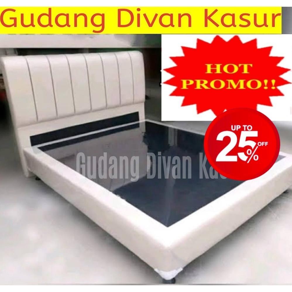 Divan Ranjang Kasur Sandaran Type Salur
