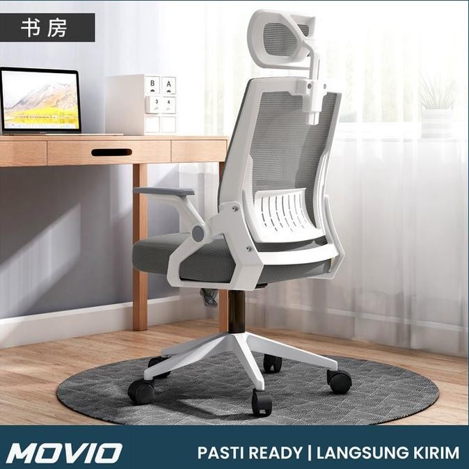 MOVIO Office Chair - Kursi Kantor Kerja Kursi Ergonomis / Kursi Gaming