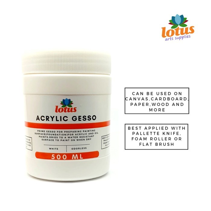 

TERBARU Lotus Acrylic Gesso Primer Decoupage 500ml BISA GRAB!