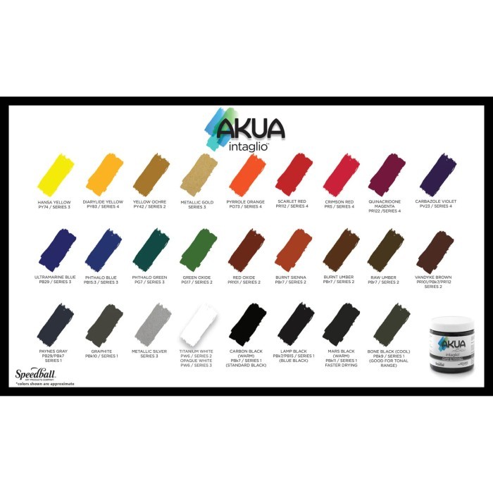 

TERBARU Speedball Akua Intaglio Ink 237ml Printmaking