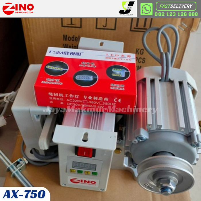 TERBARU ZINO AX-750 Dinamo Servo Motor Hemat Listrik Mesin Jahit Industri