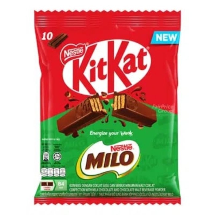 

Ready Nestle Kit Kat Milo isi 10