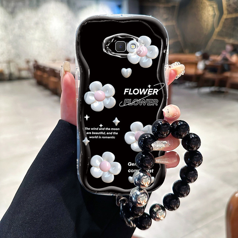Casing Hp Untuk Samsung Galaxy J7 Prime J2 Prime J7 Prime 2 Case Softcase bunga Cantik mewah Kesing 