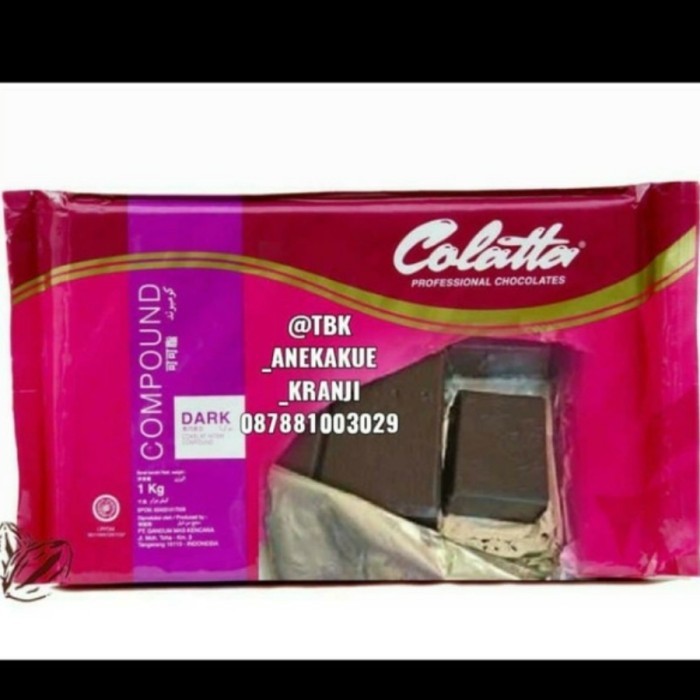 

Ready Coklat DCC/Collata Dark 5 kg via JNE/si cepat/antar aja