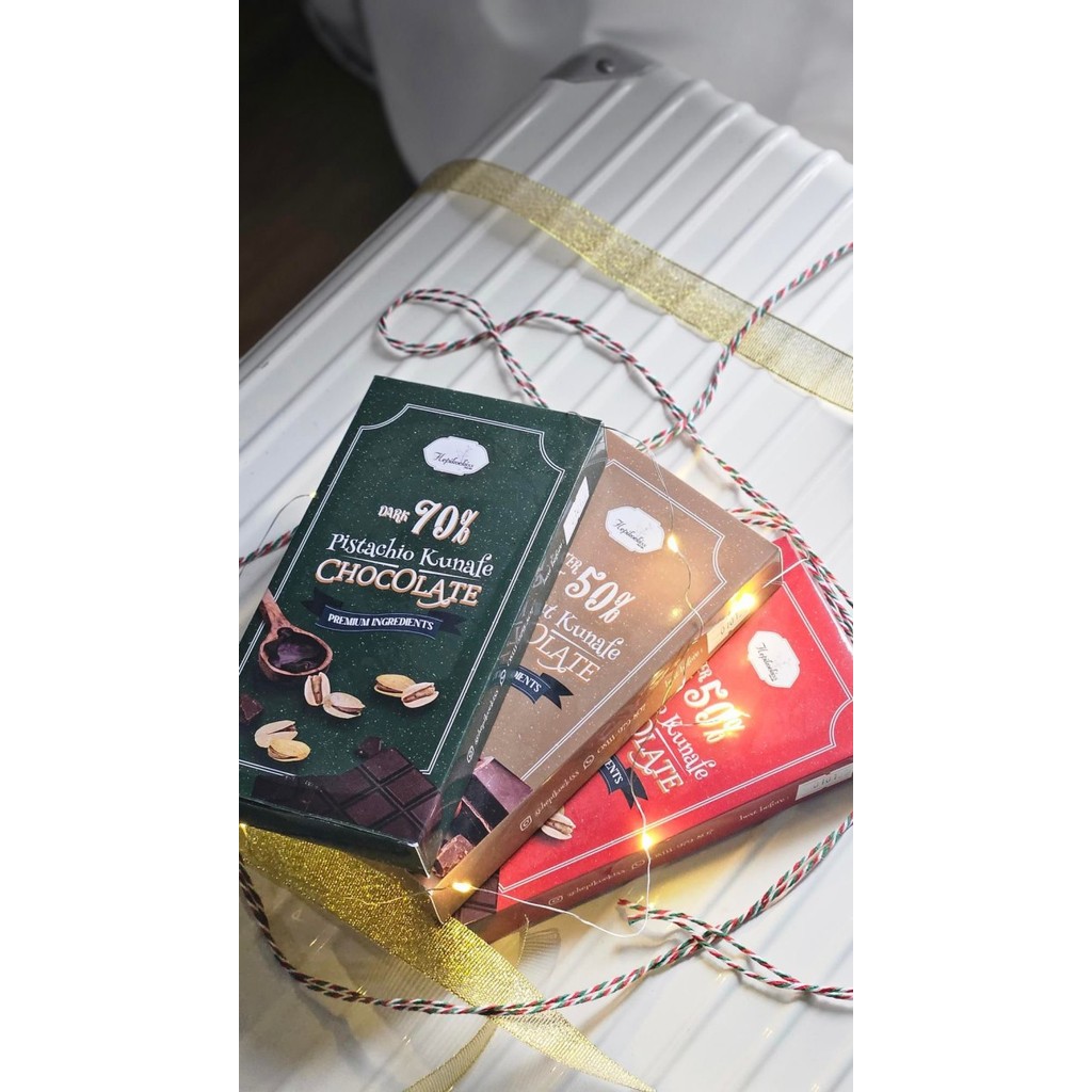 

Ready Pistachio Kunafe Coklat Batang Ala Dubai Chocolate 250 Gram