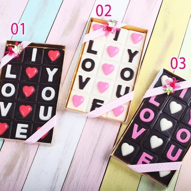 

Ready Coklat Valentine I LOVE YOU Persegi
