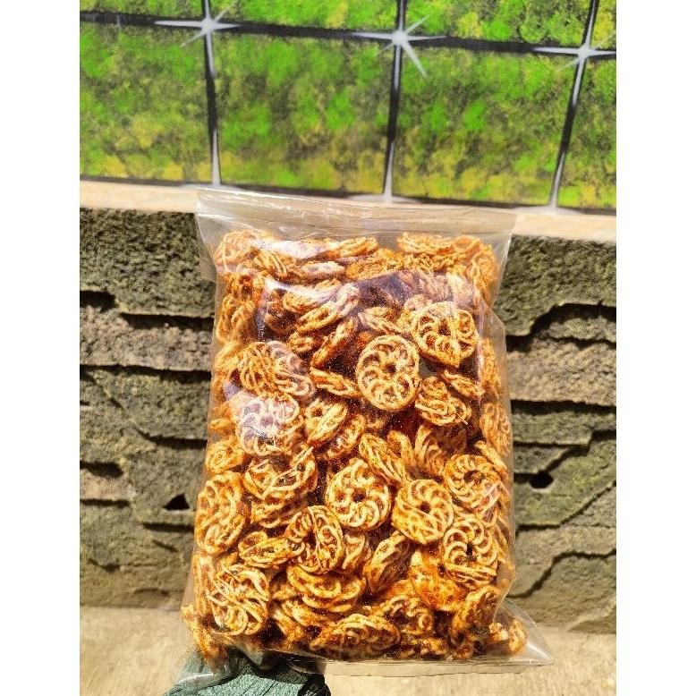 

fh-46 kerupuk viral Rafael kerupuk mawar kerupuk pedo isi 1kg Viral