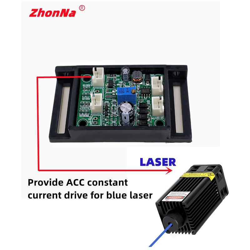 WYU Laser With Circuit Board Driving Red/ Green/ Blue 10mW-500mW High-Power  TTL ACC Constant Curren