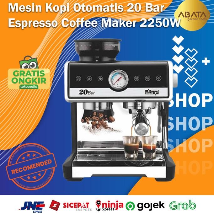 Coffee Maker Machine 20 Bar 2250W Espresso Coffee Maker Mesin Espresso Mesin Kopi Otomatis Alat Pemb