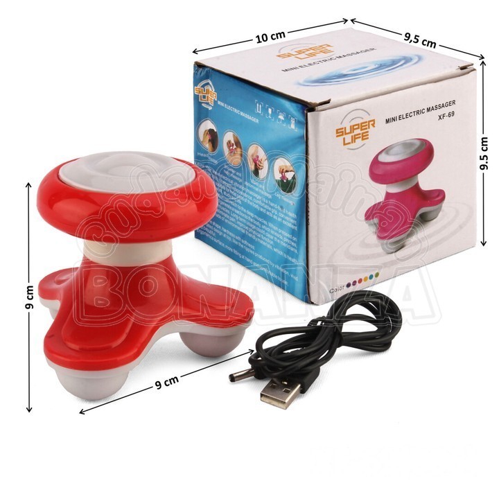 [Bonanza] Alat Pijat Massager Getar Alat Pijat Mini Elektrik USB