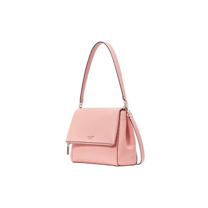 Promo Tas Wanita Branded KS Leila Medium Flap Shoulder Bag - Rose COD