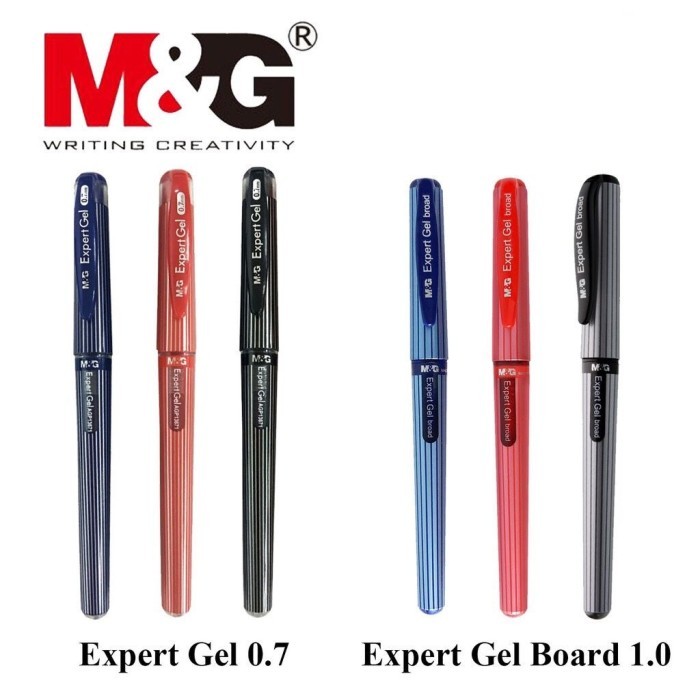 

BERMUTU M&G PULPEN GEL / BOLPOIN EXPERT GEL 0.7MM 1.0MM KODE 408