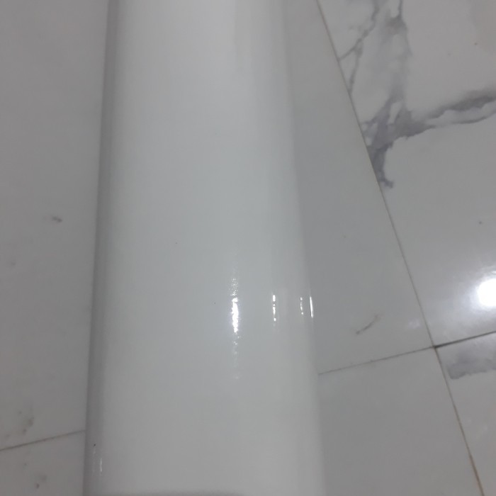 TERJAMIN Sticker skotlet aquarium putih glosy